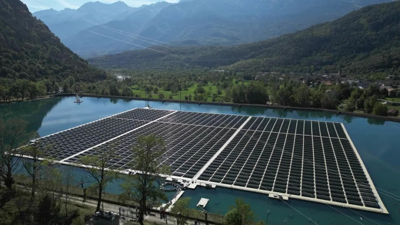 Impianto fotovoltaico galleggiante
