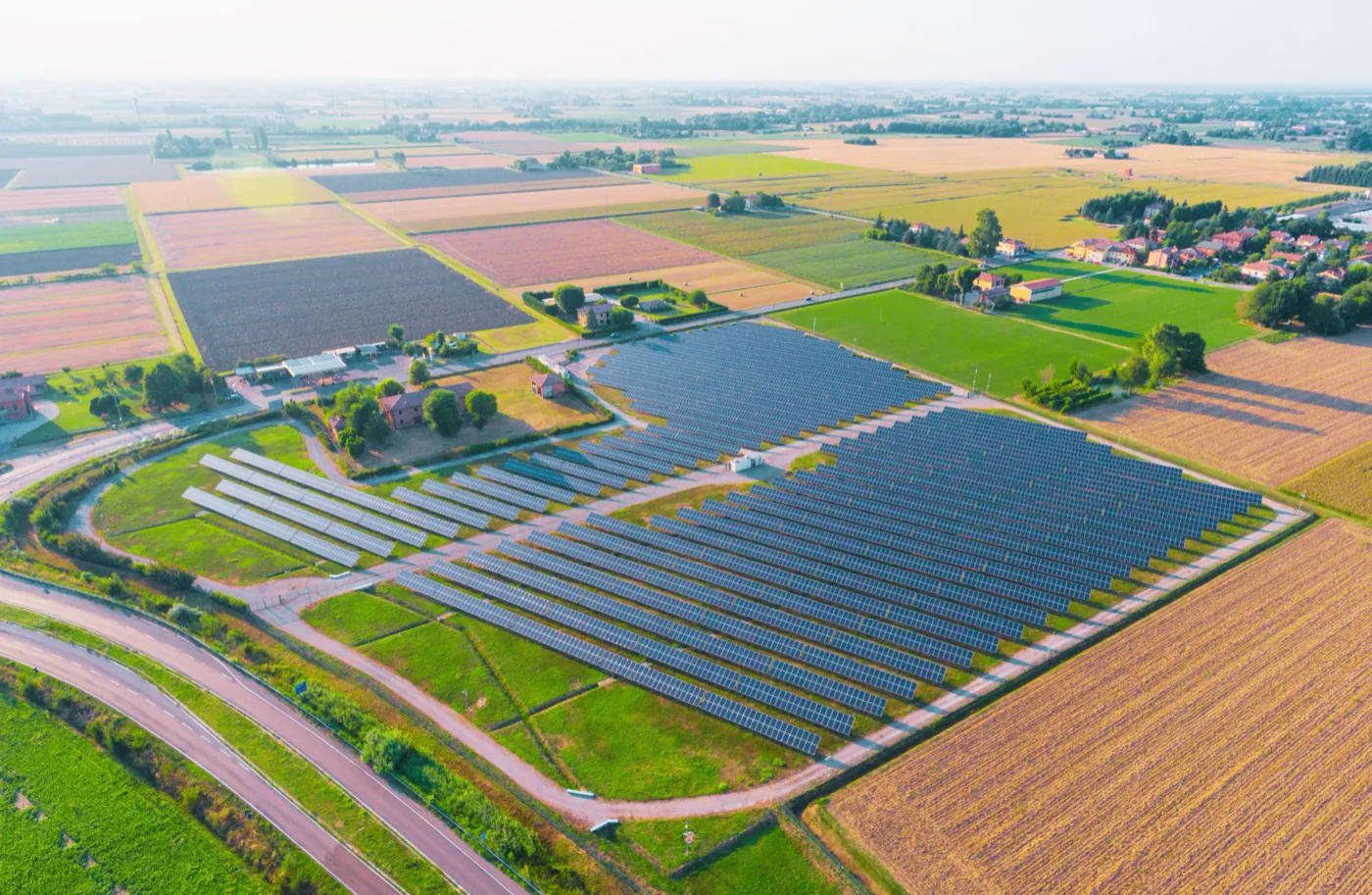 Impianto fotovoltaico a terra