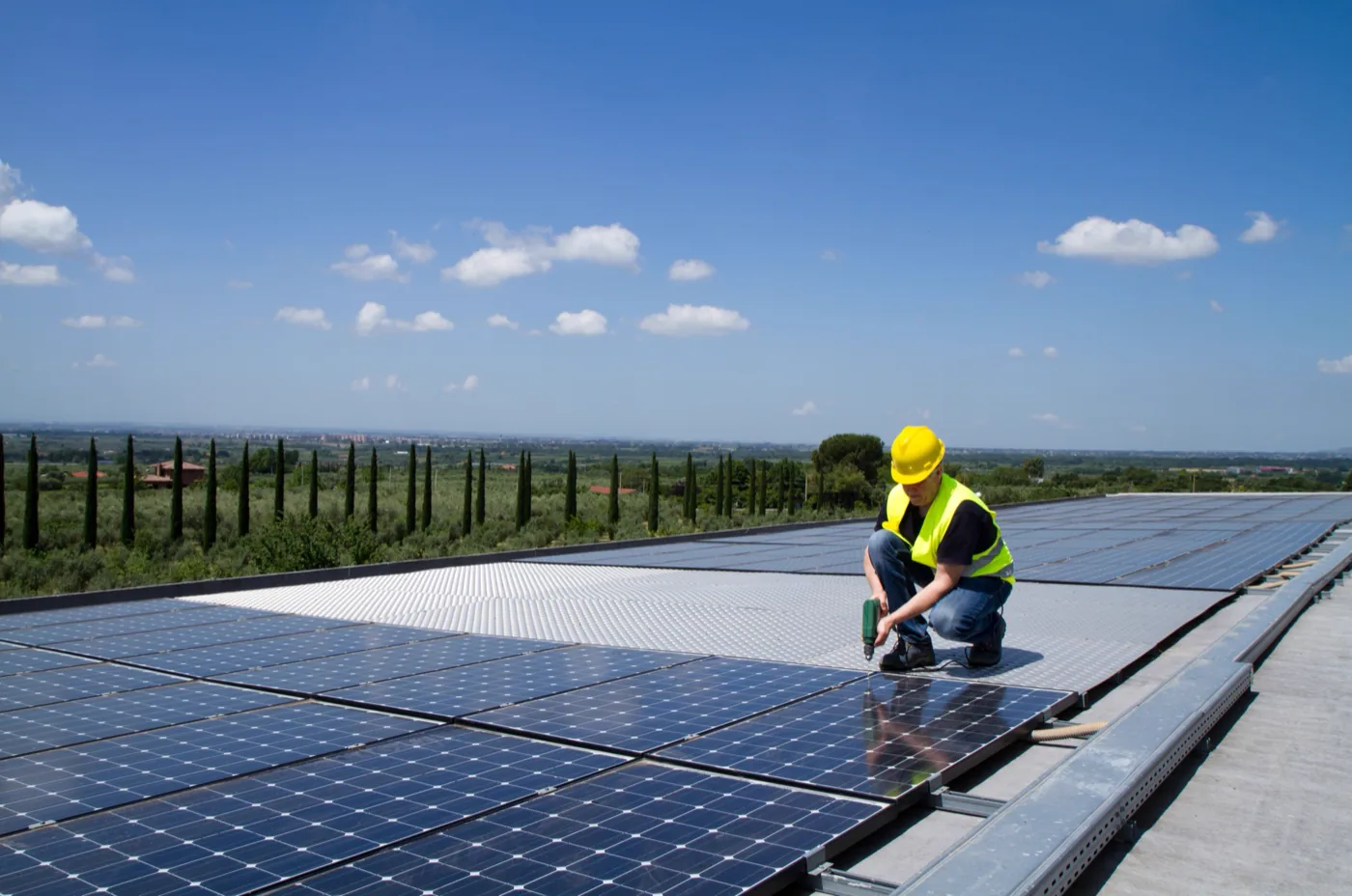 Impianto fotovoltaico su copertura