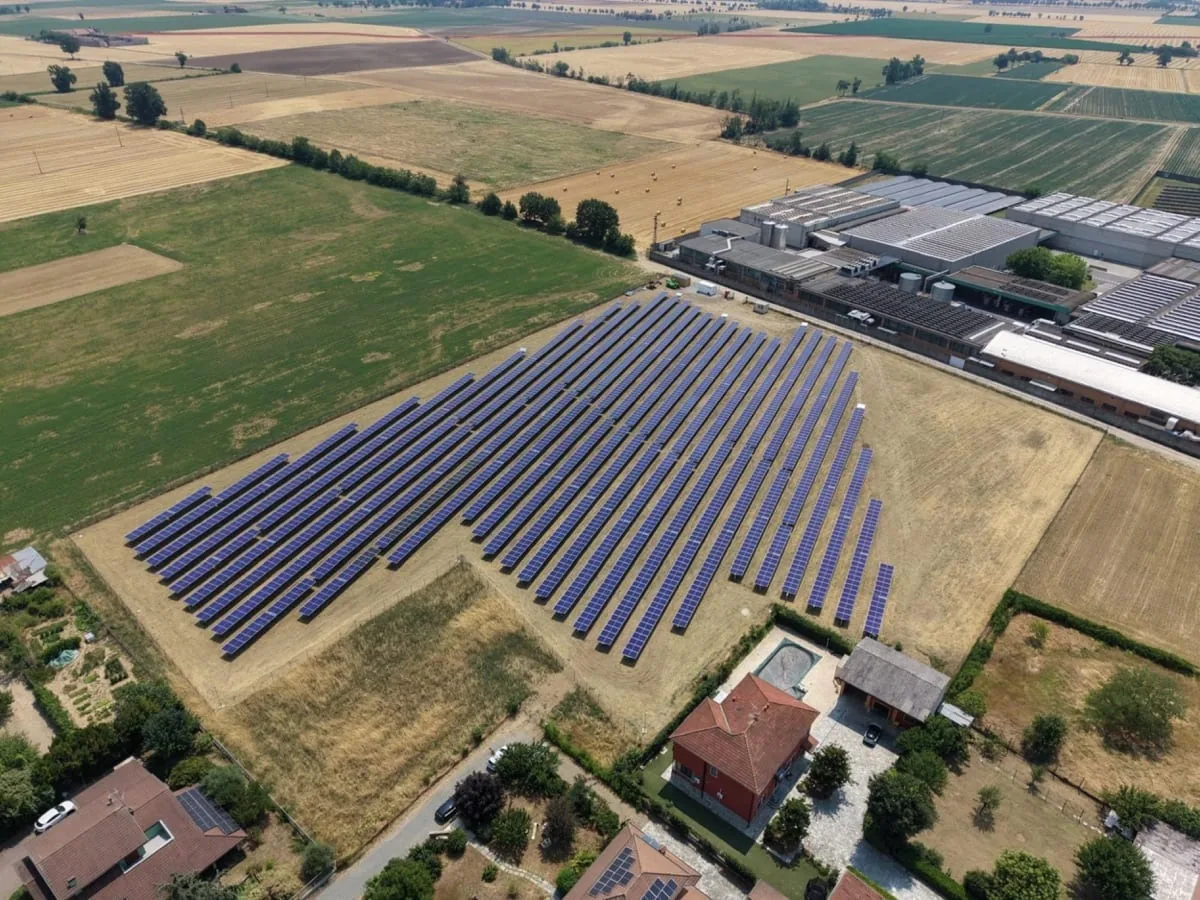 Impianto fotovoltaico Edison e Arcone da 1,7 MWp